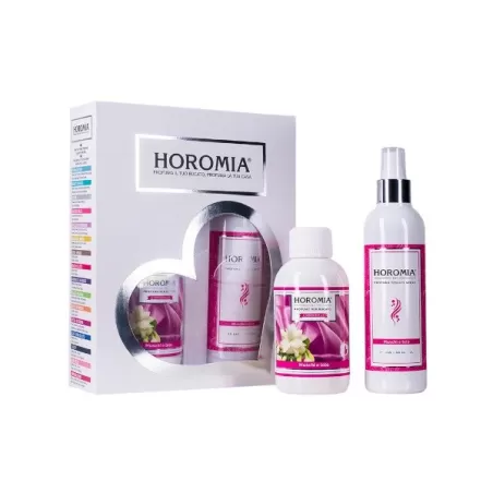 Essenza per Bucato Ml.250 + Deotessuto Spray, Horotwins Muschi e loto - Horomia