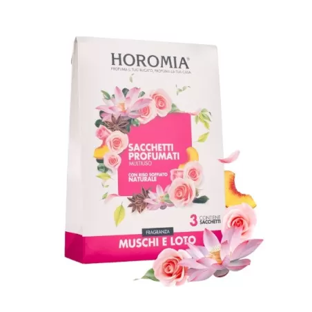 Sacchetti Profumati Multiuso, Muschi e loto - Horomia