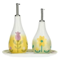 Set olio e aceto in porcellana Florianne primavera - Thun