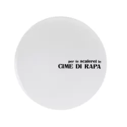 Piatto Piano Cm.28,5 Graffiti - Per te scalerei le cime di rapa - Weissestal