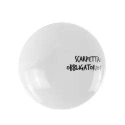 Piatto Fondo Cm.21,5 Graffiti - Scarpetta: obbligatorio! - Weissestal