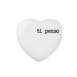 Piatto cuore Cm.17 Graffiti - Ti penso - Weissestal