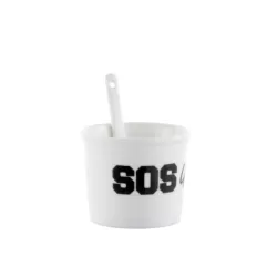 Coppetta gelato con cucchiaino Graffiti - SOS gelato! - Weissestal