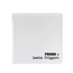 Piatto Quadro Cm.25,5 Graffiti - Friggi e lascia friggere - Weissestal