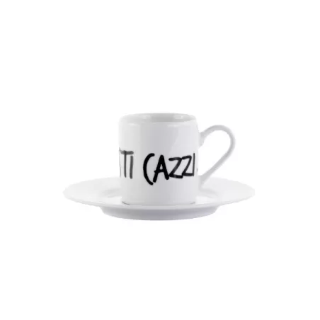 Tazza Caffe con piatto Graffiti - Sti cazzi - Weissestal