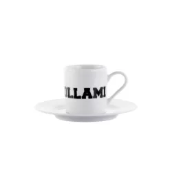 Tazza Caffe con piatto Graffiti - Mollami - Weissestal