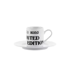 Tazza Caffe con piatto Graffiti - Io sono limted edition - Weissestal