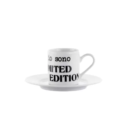Tazza Caffe con piatto Graffiti - Io sono limted edition - Weissestal