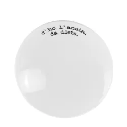 Pasta bowl obliquo Cm.30 Graffiti - C'ho l'ansia da dieta - Weissestal