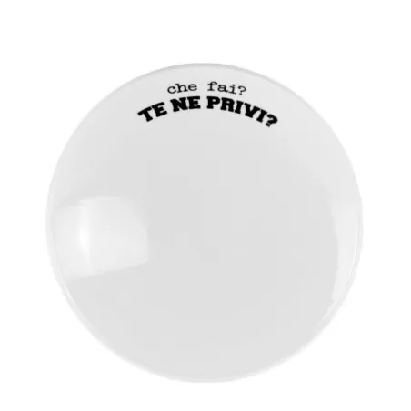 Pasta bowl obliquo Cm.30 Graffiti - Che fai? Te ne privi? - Weissestal