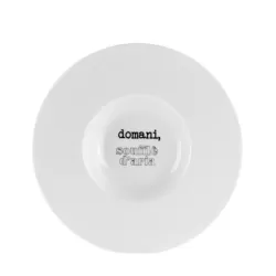 Piatto Fondo Gourmet Cm.27 Graffiti - Domani, souffle d'aria - Weissestal