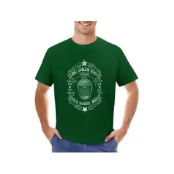 Maglietta barbecue in cotone verde - Vintage Old School Bbq - Big Green Egg