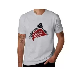 Maglietta barbecue in cotone bianco - Barbecue Sauce