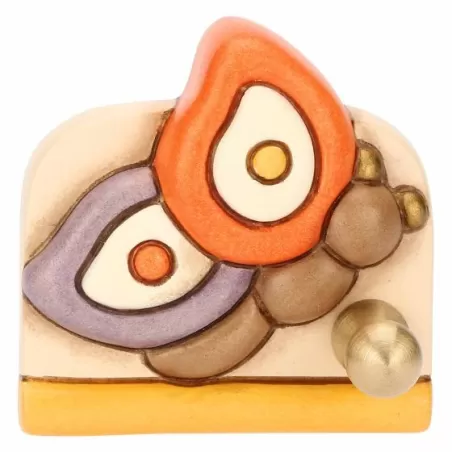 Appendi strofinacci con farfalla Leyla in ceramica Country - Thun