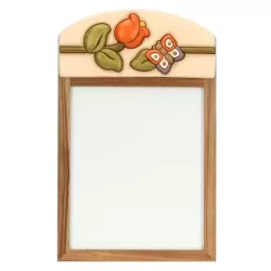 Lavagnetta per magneti in ceramica e legno Country - Thun