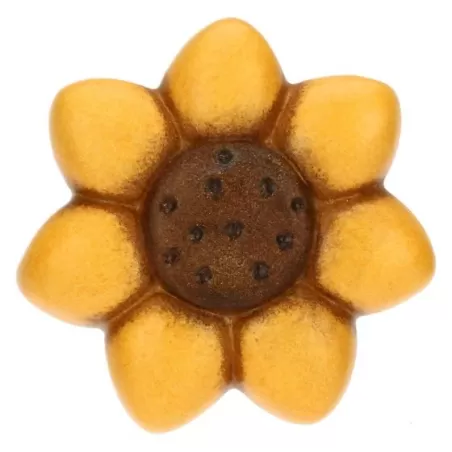 Magnete con girasole in ceramica Country - Thun