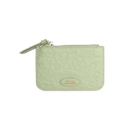 Portachiavi bustina in ecopelle verde acqua Sempre con me - Thun