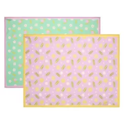 Set 2 canovacci in cotone Florianne primavera - Thun