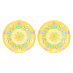 Set 2 piatti piani in melamina Florianne primavera - Thun