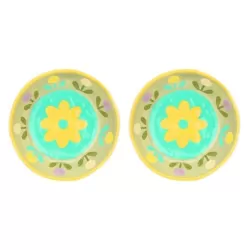 Set 2 piatti fondi in melamina Florianne primavera - Thun