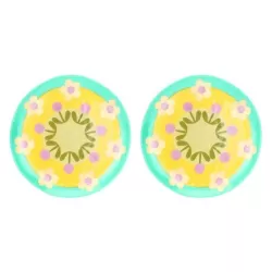 Set 2 piatti frutta in melamina Florianne primavera - Thun