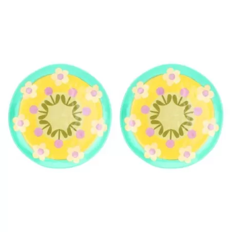 Set 2 piatti frutta in melamina Florianne primavera - Thun