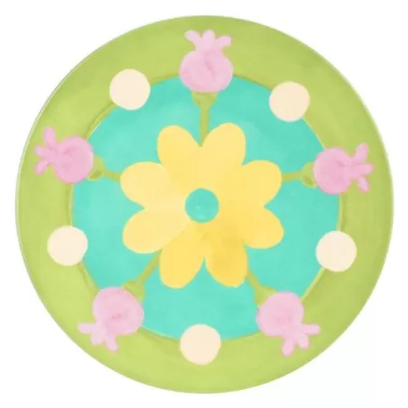 Sottopentola rotondo in ceramica e sughero Florianne primavera - Thun