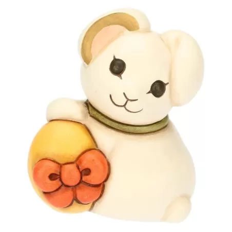 Coniglietta Joy con uovo in ceramica Sorprese di Pasqua, piccola - Thun