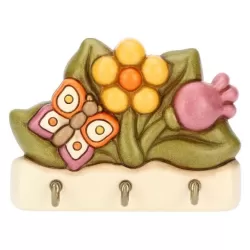 Appendichiavi con 3 ganci in ceramica Sorprese di Pasqua - Thun