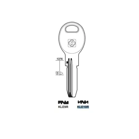 Chiave punzonata, Kale - KLE10R - Silca