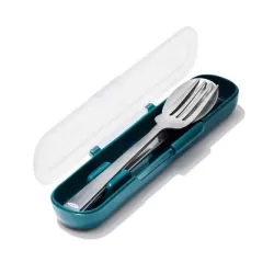 Good Grips Prep & Go, Posate in acciaio con contenitore - Oxo