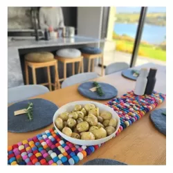 Tablerunner "Lana nepalese grigia" Cm.84x21 - Cilio 2