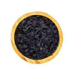 Fiocchi neri di Sale di Cipro - Sale gourmet per barbecue - Carbon Flakes Sea Salt - Venequ 2