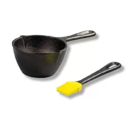 Casseruolina con penmnello Cm.23,65x13,8Øx6,5 - Lodge