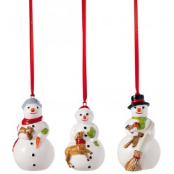 Nostalgic Ornaments Addobbi pupazzi di neve 3 pezzi - Villeroy & Boch