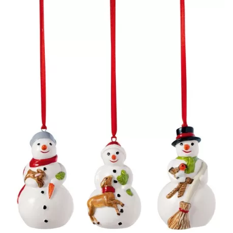 Nostalgic Ornaments Addobbi pupazzi di neve 3 pezzi - Villeroy & Boch