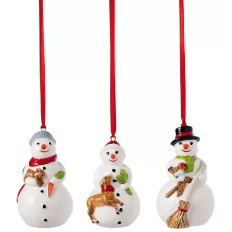 Nostalgic Ornaments Addobbi pupazzi di neve 3 pezzi - Villeroy & Boch