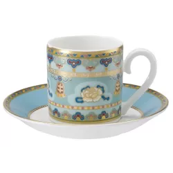 Samarkand Aquamarin Tazza espresso con piatto 2pezzi - Villeroy & Boch