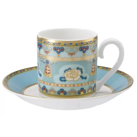 Samarkand Aquamarin Tazza espresso con piatto 2pezzi - Villeroy & Boch