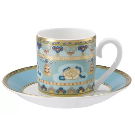 Samarkand Aquamarin Tazza espresso con piatto 2pezzi - Villeroy & Boch