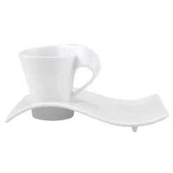 NewWave Caffe Tazza espresso con piatto 2 pezzi - Villeroy & Boch