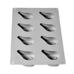 Stampo in silicone Half Pear by Davide Oldani HO.RE.CA. Eureka! - Pavoni