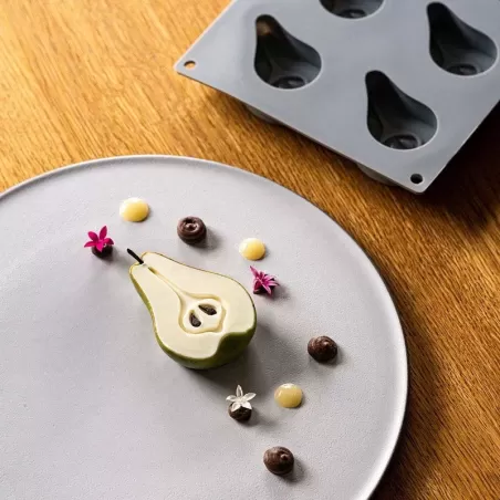 Stampo in silicone Half Pear by Davide Oldani HO.RE.CA. Eureka! - Pavoni