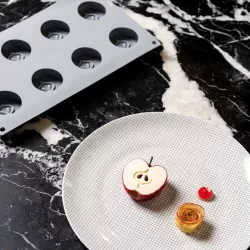 Stampo in silicone Half Apple by Davide Oldani HO.RE.CA. Eureka! - Pavoni 2