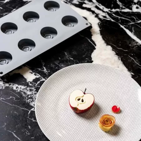 Stampo in silicone Half Apple by Davide Oldani HO.RE.CA. Eureka! - Pavoni