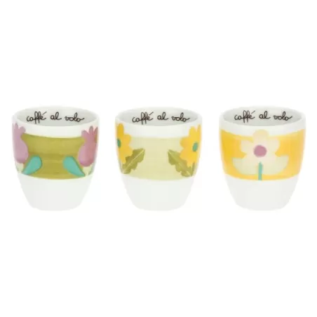 Set 6 bicchierini in porcellana Florianne primavera - Thun