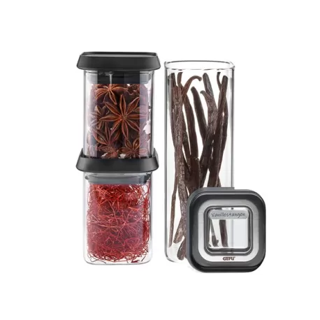 Set di barattolo per le scorte pantry, mini, 3 pezzi - Gefu