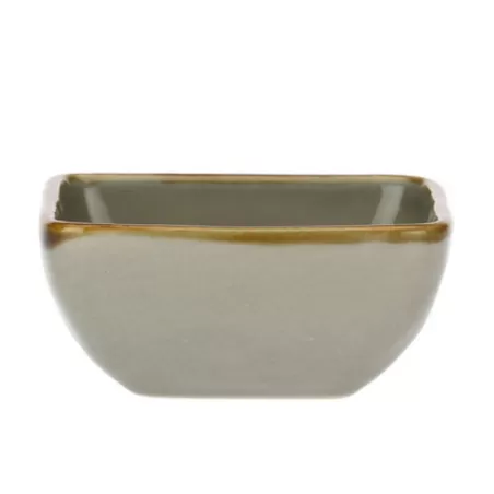 Concerto Grigio Perla, Ciotola Quadrata Cm. 8 - Rose & Tulipani