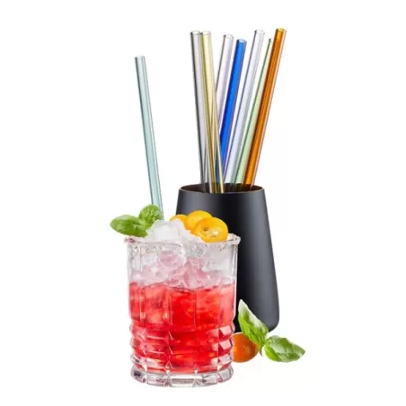 Cannuccia di vetro future, 8 pezzi - Gefu