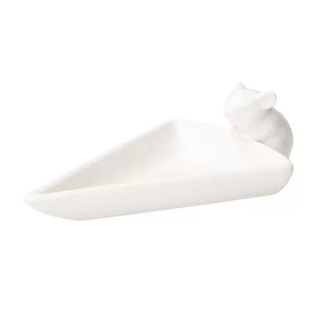 Fattoria, Piatto servi formaggio Cm. 20,5x12xh5,5 - La Porcellana Bianca